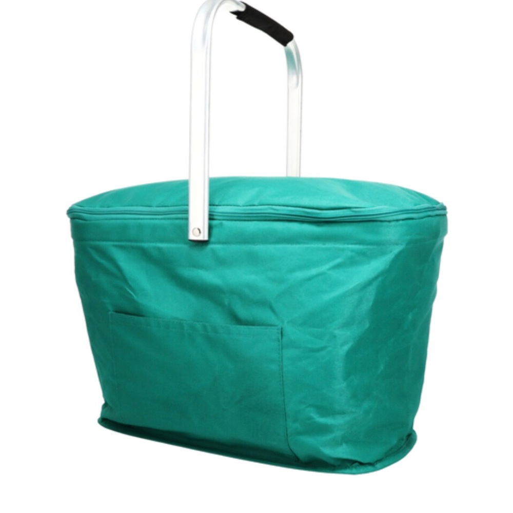 Picnic basket aluminum durable collapsible. NWT